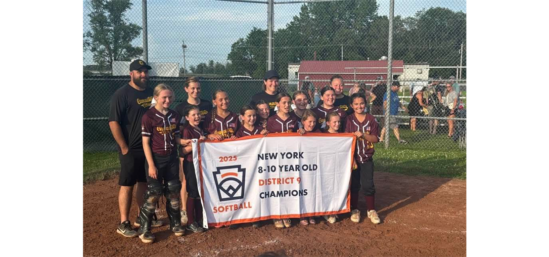 Canastota Little League 8/10 Softball All-Stars capture NY District 9 Championship 