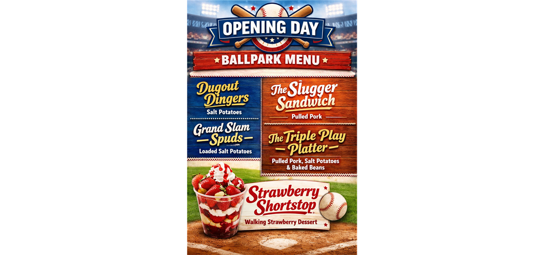 Opening Day Concession Stand Specials