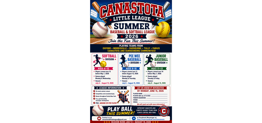 Interested in playing Summer Ball?? Let us know